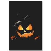 Paint by Numbers Halloween Pumpkin Face